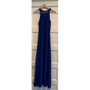 Waverly Grey - Cobalt Blue Silk Maxi Dress